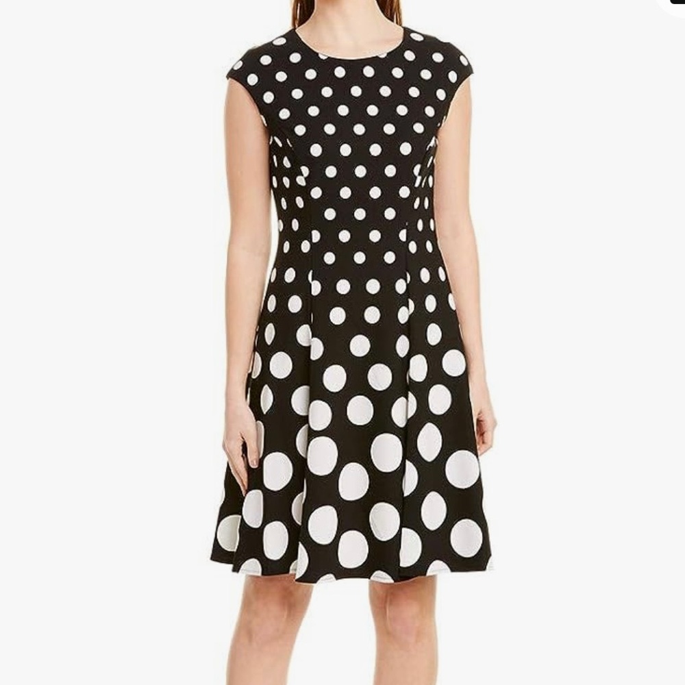 London Times Polkadot Dress
